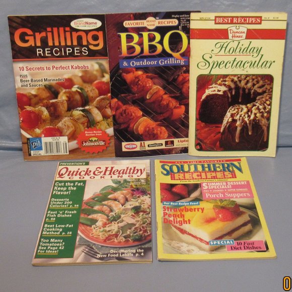 5 Misc Recipe Booklets Lot 1 - Picture 1 of 2